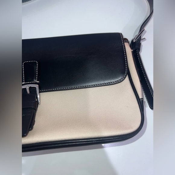 Coach Y2K Hampton Shoulder Bag 7702 in Leather and Canvas - Picture 5 of 11